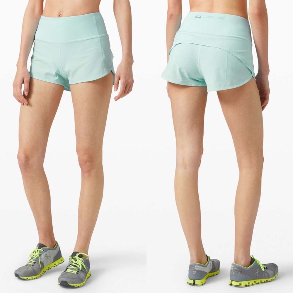 NWT Lululemon Speed Up HR Shorts 2.5" Sz 12 BLGW